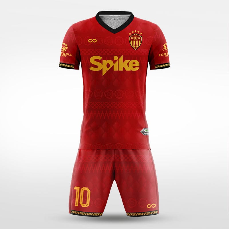 XTeamwear Soccer Uniforms red / S Crimson Halberd - Custom Soccer Jerseys Kit Sublimated for Team - WS204GCCJ3