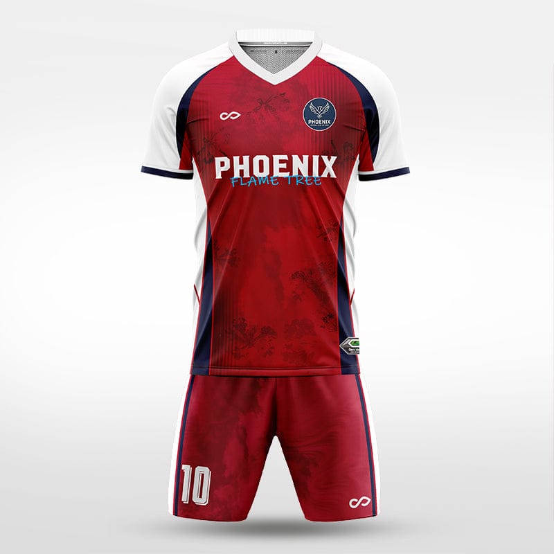 XTeamwear Soccer Uniforms red / S Nirvana - Custom Soccer Jerseys Kit Sublimated for Team - WS204GCNP3