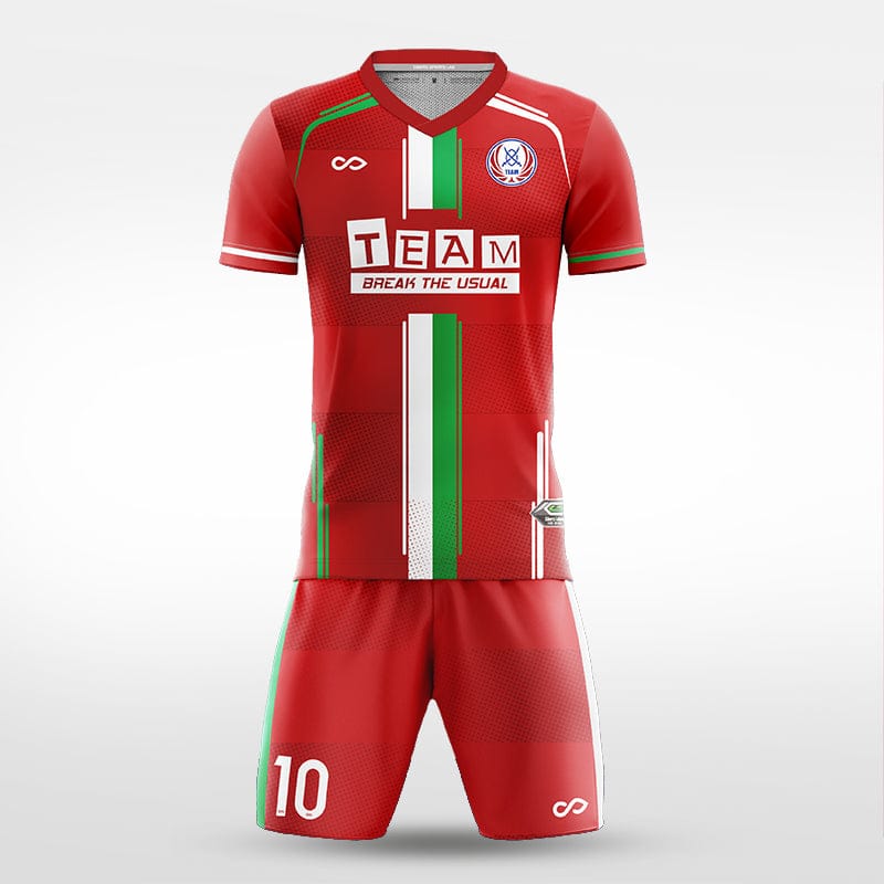 XTeamwear Soccer Uniforms red / S Skyward - Custom Soccer Jerseys Kit Sublimated for Team -WS204GCTT3