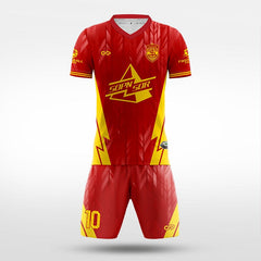 XTeamwear Soccer Uniforms red / S Wheatfield - Custom Soccer Jerseys Kit Sublimated for Team - WS204GCYM3