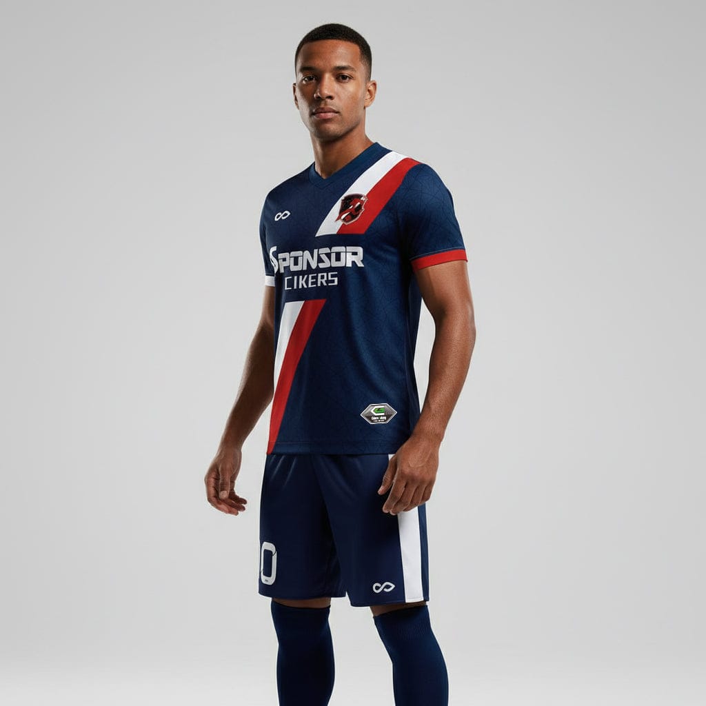 XTeamwear Soccer Uniforms Shadow Blade- Custom Soccer Jerseys Kit Sublimated for Team - WS201GYNJ3