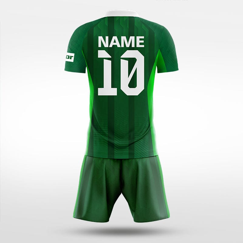 XTeamwear Soccer Uniforms Split Jade - Custom Soccer Jerseys Kit Sublimated for Team - WS204GCLC3