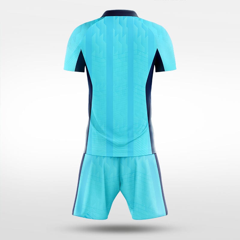 XTeamwear Soccer Uniforms Split Jade - Custom Soccer Jerseys Kit Sublimated for Team - WS204GCLC3