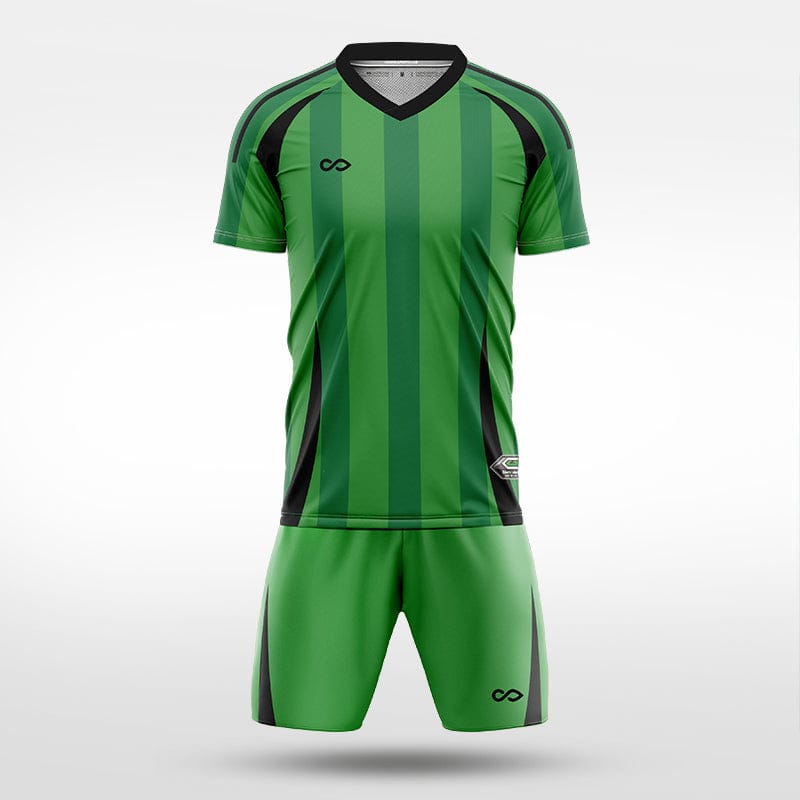 XTeamwear Soccer Uniforms Vertical Ridge - Custom Soccer Jerseys Kit Sublimated for Team - WS204GCZL3