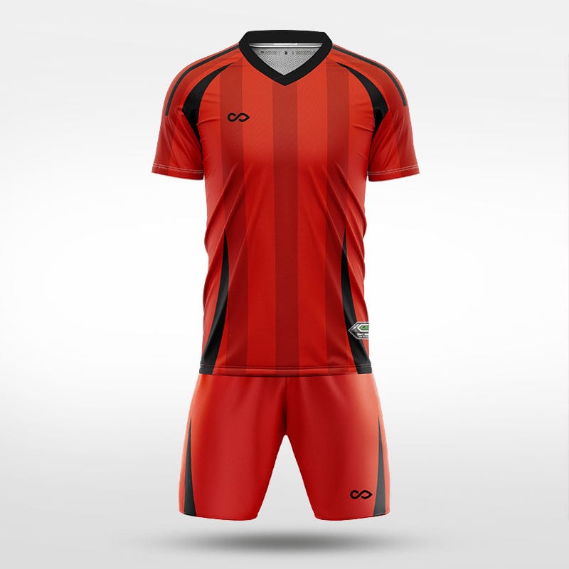 XTeamwear Soccer Uniforms Vertical Ridge - Custom Soccer Jerseys Kit Sublimated for Team - WS204GCZL3