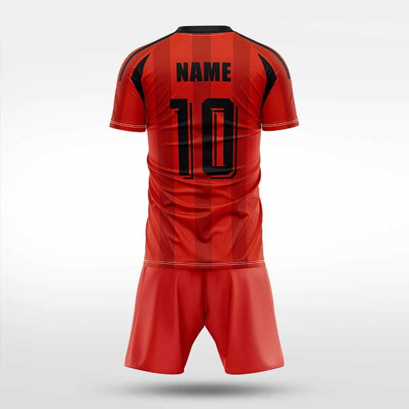 XTeamwear Soccer Uniforms Vertical Ridge - Custom Soccer Jerseys Kit Sublimated for Team - WS204GCZL3