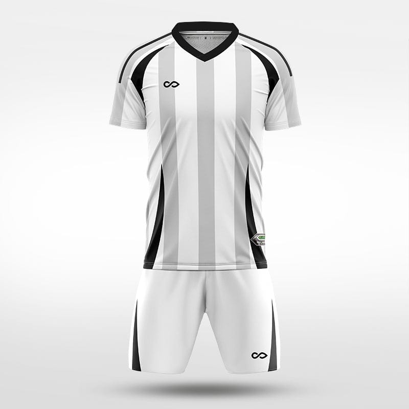 XTeamwear Soccer Uniforms Vertical Ridge - Custom Soccer Jerseys Kit Sublimated for Team - WS204GCZL3