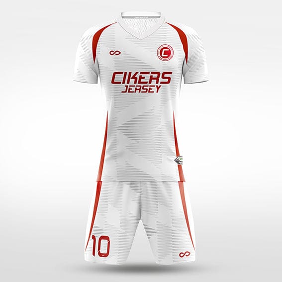 XTeamwear Soccer Uniforms white / S shadow - Custom Soccer Jerseys Kit Sublimated for Team - WS204GCAY3