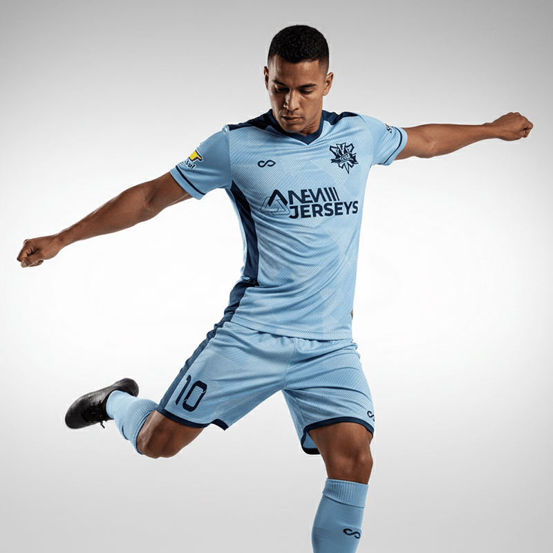 XTeamwear Soccer Uniforms Windwave - Custom Soccer Jerseys Kit Sublimated for Team - WS204GCFL3