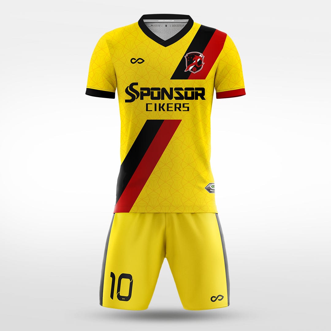 XTeamwear Soccer Uniforms yellow / S Shadow Blade- Custom Soccer Jerseys Kit Sublimated for Team - WS201GYNJ3