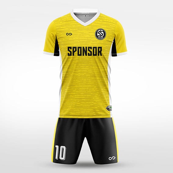XTeamwear Soccer Uniforms yellow / S Spark Line - Custom Soccer Jerseys Kit Sublimated for Team - WS204GCSSX3