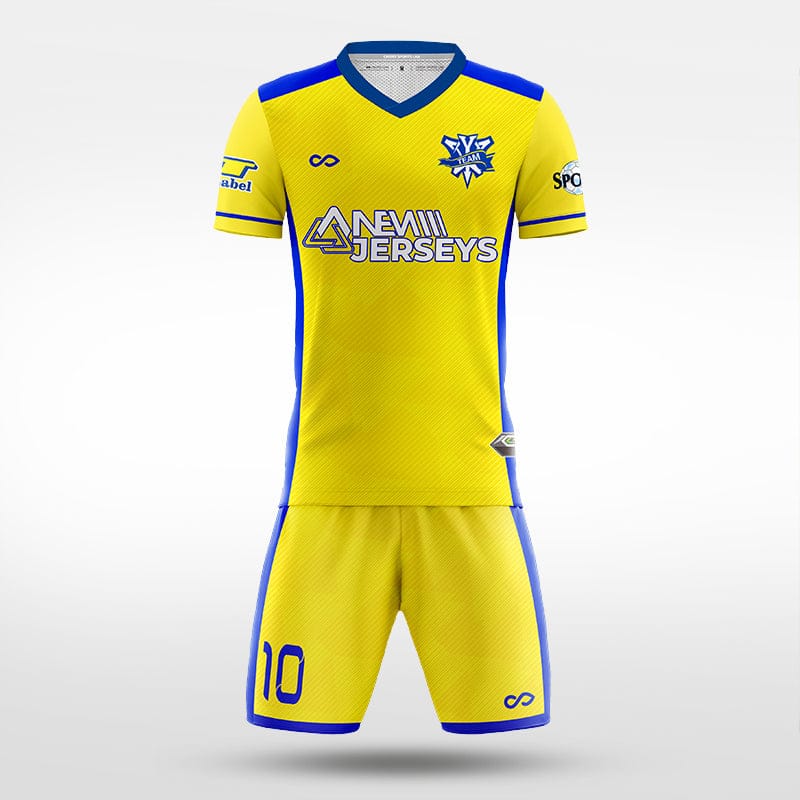 XTeamwear Soccer Uniforms yellow / S Windwave - Custom Soccer Jerseys Kit Sublimated for Team - WS204GCFL3